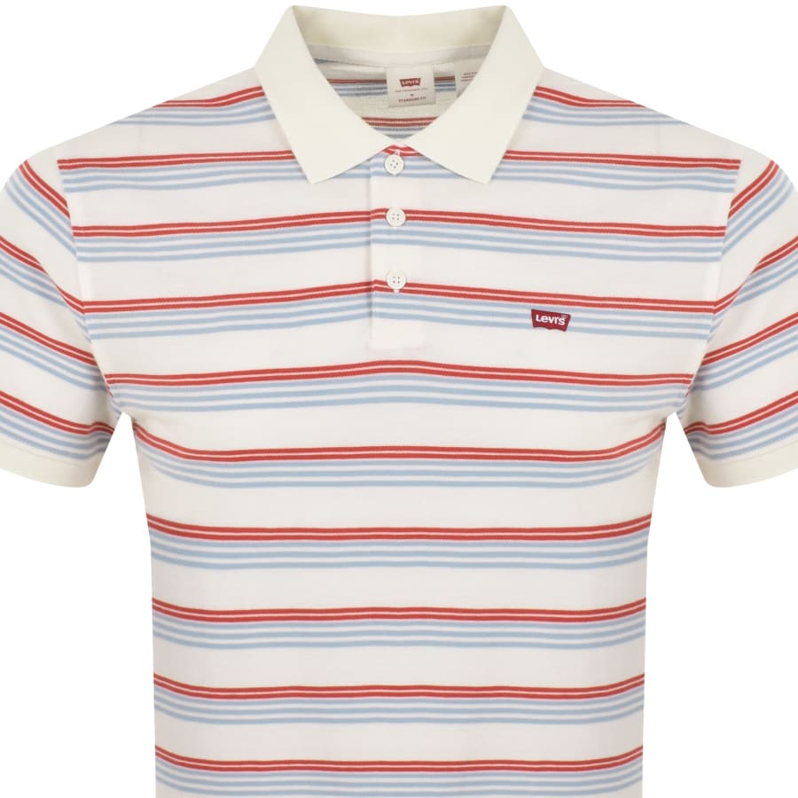 Levis Original HM Short Sleeved Polo T Shirt White Mainline Menswear Canada